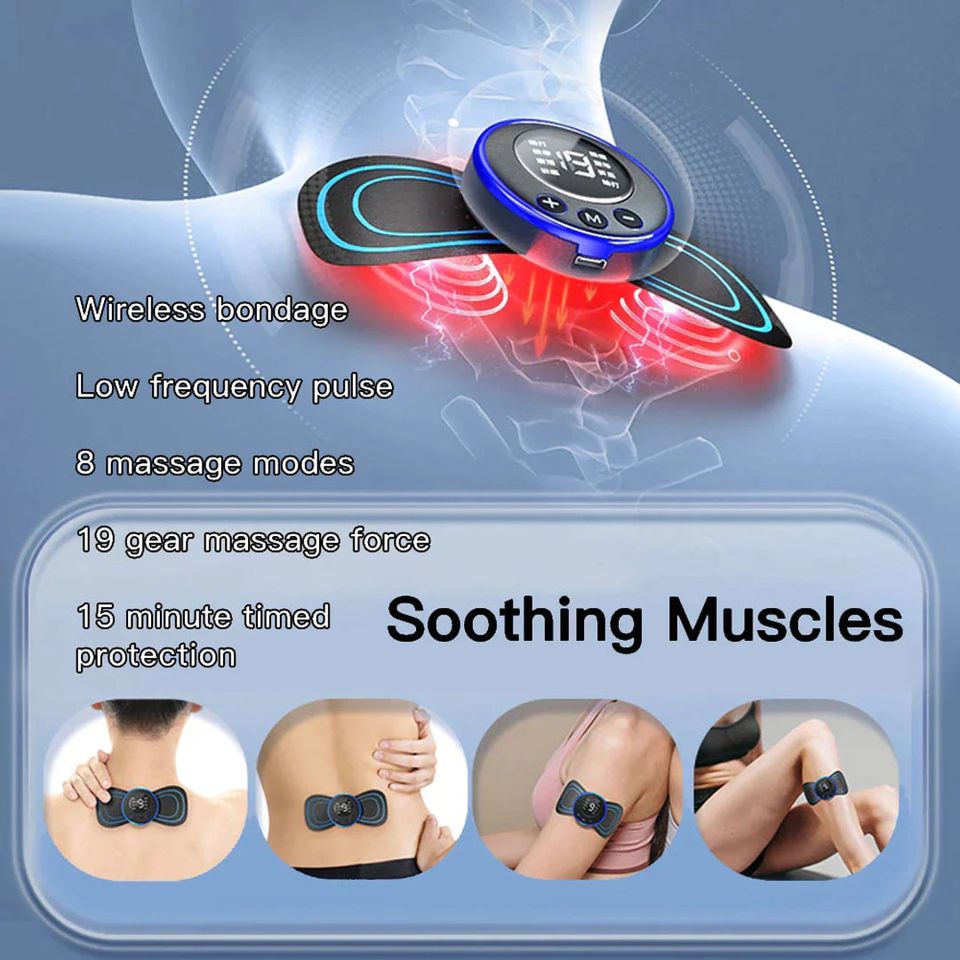 Imported Multifunctional Electric All Body Mini EMS Massager Super Intelligent