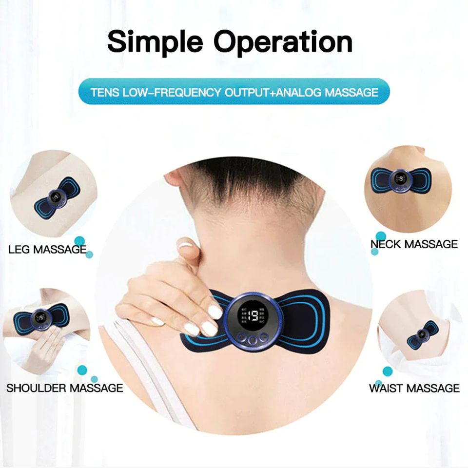 Imported Multifunctional Electric All Body Mini EMS Massager Super Intelligent