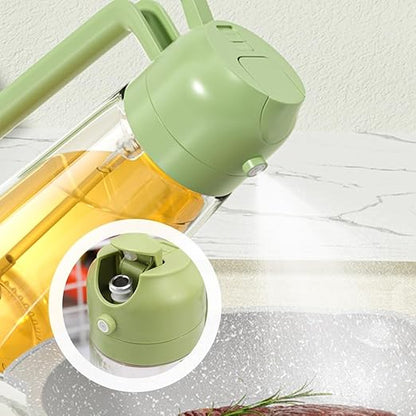 2-in-1 Glass Oil Dispenser and Sprayer