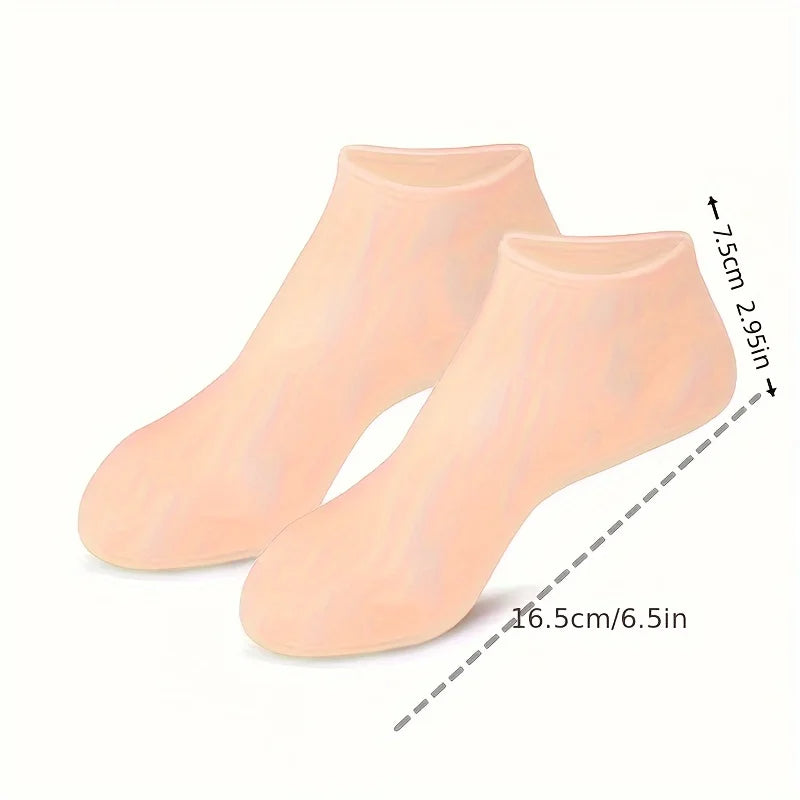 Moisturizing Ankle Silicone Soft Gel Foot Pedicure Socks