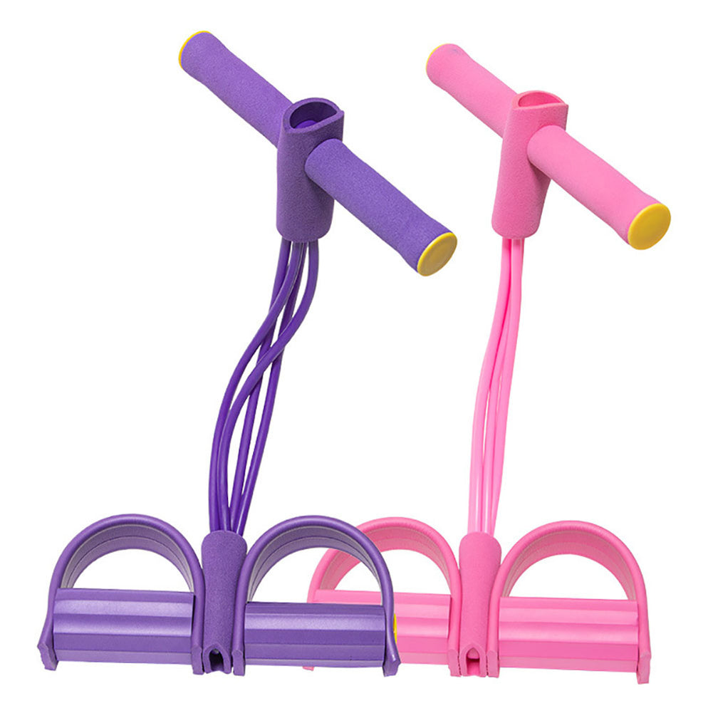 Rope Gym Workout Sport 4 Tube Pedal Ankle Pull