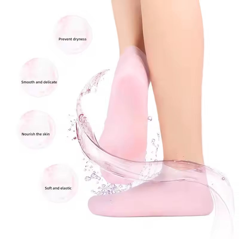 Moisturizing Ankle Silicone Soft Gel Foot Pedicure Socks